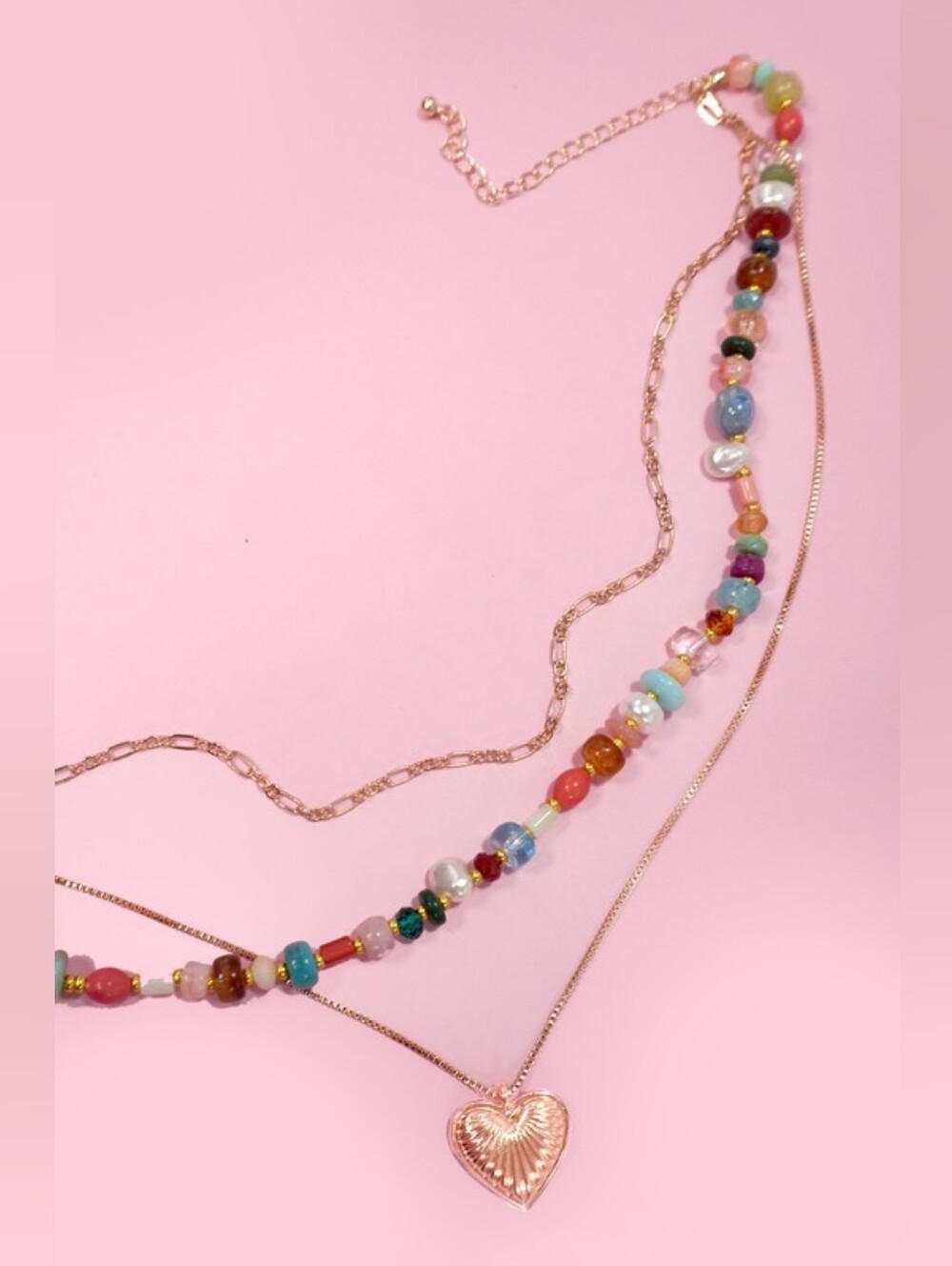 Golden Hour Heart Necklace - Picture 3 of 3